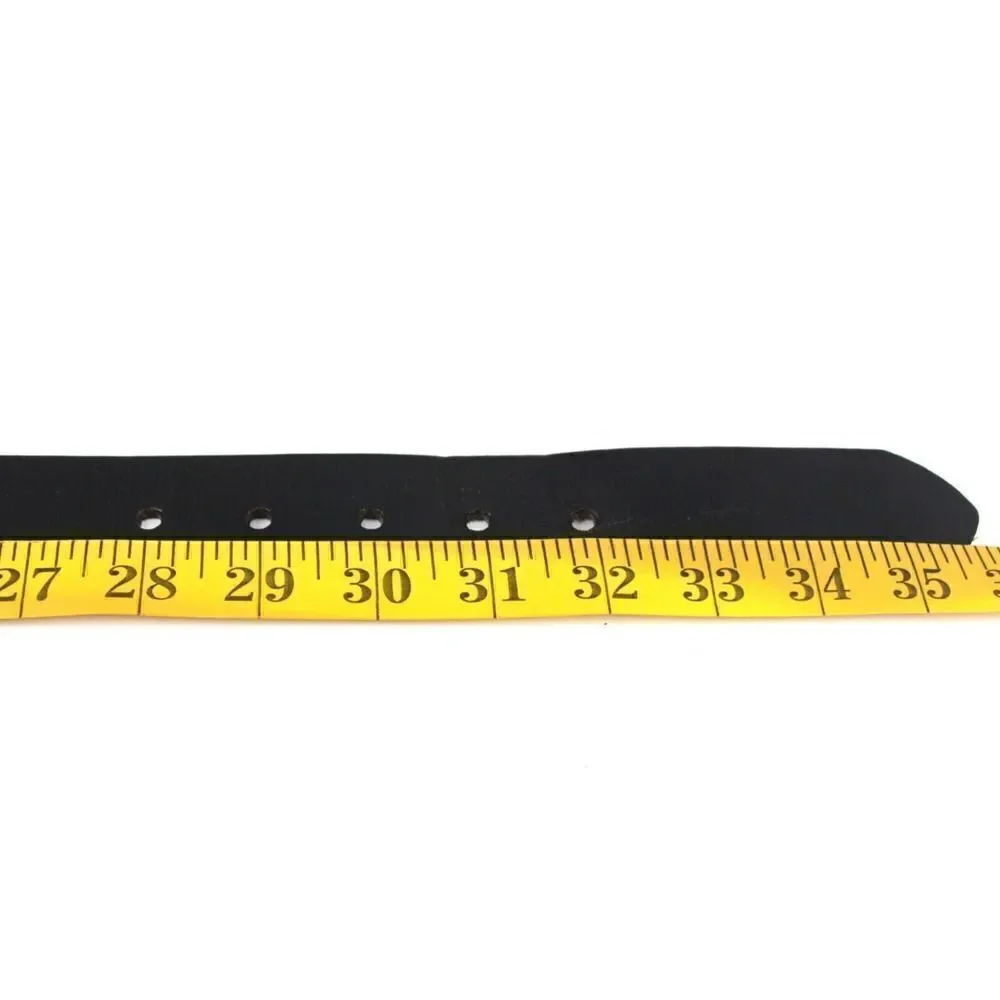SADDLE BLACK GENUINE LEATHER 1.5